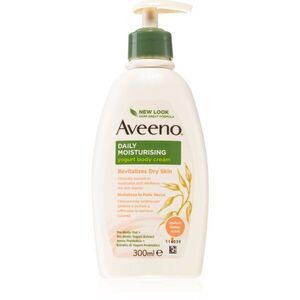 Aveeno Daily Moisturising Yoghurt body cream vyživující tělové mléko Apricot & Yoghurt 300 ml obraz
