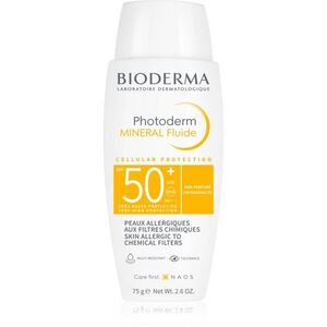 Bioderma Photoderm Mineral Fluid ochranný fluid bez chemických filtrů SPF 50+ 75 g obraz