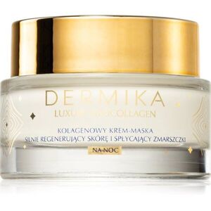 Dermika Luxury Neocollagen obnovující noční krémová maska s kolagenem 50 ml obraz