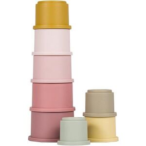 Little Dutch Stacking Cups stohovací kelímky Pink 8 ks obraz
