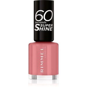 Rimmel 60 Seconds Super Shine lak na nehty odstín 235 Preppy In Pink 8 ml obraz