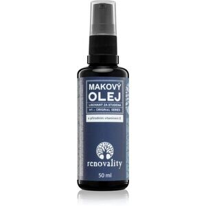 Renovality Original Series Makový olej s přírodním vitamínem E pleťový olej pro všechny typy pleti 50 ml obraz