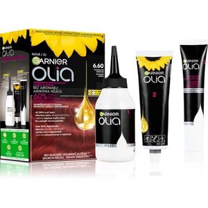 Garnier Olia Big Kit permanentní barva na vlasy odstín 6.60 Intense Red 1 ks obraz
