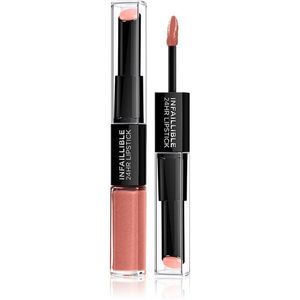L’Oréal Paris Infallible dlouhotrvající rtěnka a lesk na rty 2 v 1 odstín 312 Incessant Russet 5 ml obraz