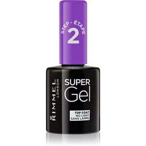 Rimmel Super Gel Step 2 Glitter vrchní lak na nehty pro třpytivý lesk 12 ml obraz
