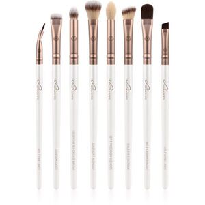 Luvia Cosmetics Prime Vegan All Eye Want sada štětců na oči Pearl White / Metallic Coffee Brown obraz