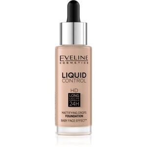 Eveline Cosmetics Liquid Control tekutý make-up s pipetou odstín 025 Light Rose 32 ml obraz