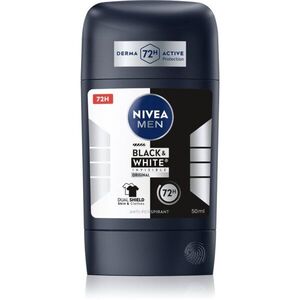 NIVEA MEN Black & White Invisible Original tuhý antiperspirant pro muže 50 ml obraz