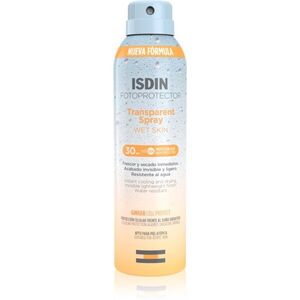 ISDIN Transparent Spray Wet Skin transparentní sprej na opalování SPF 30 250 ml obraz