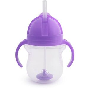 Munchkin Click Lock™ Tip & Sip hrnek s brčkem se závažím Purple 6 m+ 1 ks obraz