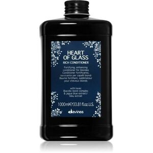 Davines Heart of Glass Rich Conditioner posilující kondicionér pro blond vlasy 1000 ml obraz