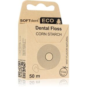 SOFTdent ECO Corn Starch dentální nit Mint 50 m obraz