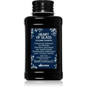 Davines Heart of Glass Silkening Shampoo jemný čisticí šampon pro blond vlasy 90 ml obraz