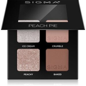 Sigma Beauty Quad paletka očních stínů odstín Peach Pie 4 g obraz