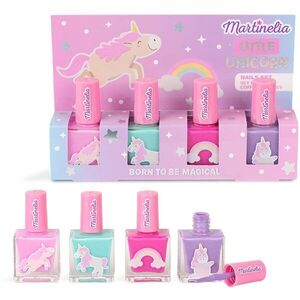 Martinelia Little Unicorn Nail Polish Set sada laků na nehty pro děti Pink, Blue, Purple, Fuchsia obraz