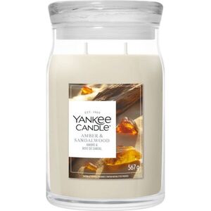 Yankee Candle Amber & Sandalwood vonná svíčka 567 g obraz