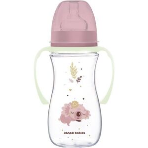 Canpol babies EasyStart Sleepy Koala 300 ml kojenecká láhev 12 m+ Pink 1 ks obraz