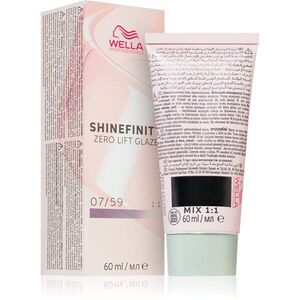 Wella Professionals Shinefinity Zero Lift Glaze demipermanentní barva na vlasy odstín 07/59 - Strawberry Wine 60 ml obraz