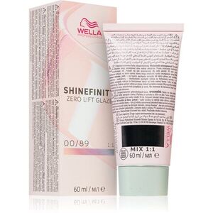 Wella Professionals Shinefinity Zero Lift Glaze demipermanentní barva na vlasy odstín 00/89 - Blue Booster 60 ml obraz