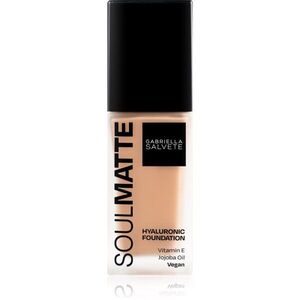Gabriella Salvete SoulMatte Hyaluronic Foundation dlouhotrvající make-up s matným efektem odstín 04W Golden Sand Warm 30 ml obraz