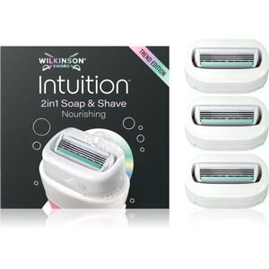 Wilkinson Sword Intuition 2in1 Soap & Shave Nourishing náhradní břity 3 ks obraz