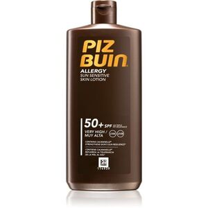 Piz Buin Allergy mléko na opalování pro citlivou pokožku SPF 50+ 400 ml obraz
