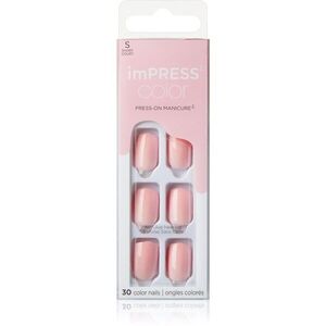 KISS imPRESS Color Short umělé nehty samolepicí Pick Me Pink 30 ks obraz