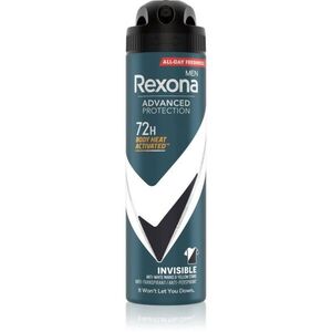 Rexona Men Advanced Protection Invisible antiperspirant proti bílým a žlutým skvrnám 72h pro muže Invisible 150 ml obraz
