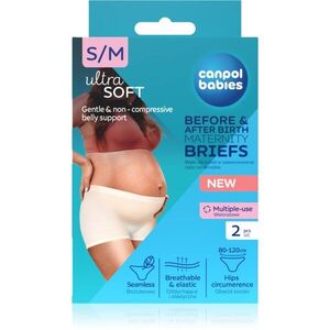 Canpol babies Maternity Briefs těhotenské a poporodní kalhotky 2 v 1 velikost S/M 2 ks obraz