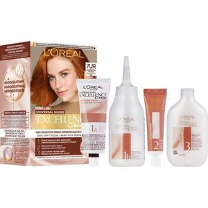 L’Oréal Paris Excellence Universal Nudes permanentní barva na vlasy odstín 7UR Universal Copper 1 ks obraz