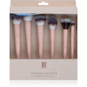 SOSU Cosmetics Luxury Brush Face Collection sada štětců na obličej 6 ks obraz