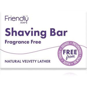 Friendly Soap Shaving Bar Fragrance Free přírodní mýdlo na holení bez parfemace 95 g obraz
