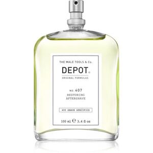 DEPOT 400 SHAVE SPECIFICS NO. 407 RESTORING AFTERSHAVE osvěžující voda po holení 100 ml obraz