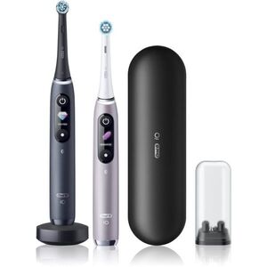 Oral-B iO9 set 2 zubních kartáčků s nabíjecím pouzdrem DUO Black Onyx & Rose Quartz 1 ks obraz