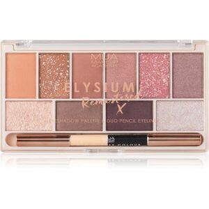 MUA Makeup Academy Elysium Remastered paleta očních stínů 10 barev duo 17 g obraz