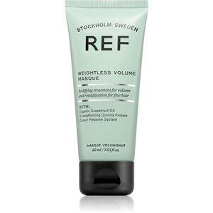 REF Weightless Volume Masque hloubkově hydratační maska pro lesk a hebkost vlasů 60 ml obraz