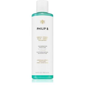 Philip B. White Label Nordic Wood čisticí šampon na tělo a vlasy 350 ml obraz
