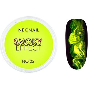 NEONAIL Effect Smoky barevný pudr na nehty odstín No. 02 Yellow 2 g obraz