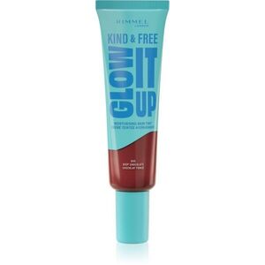Rimmel Kind & Free Glow It Up lehký hydratační make-up odstín 605 Deep Chocolate 30 ml obraz