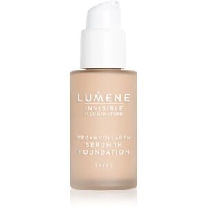 Lumene Invisible Illumination Vegan Collagen Serum in Foundation lehký make-up s vyživujícím účinkem SPF 30 1.5 30 ml obraz
