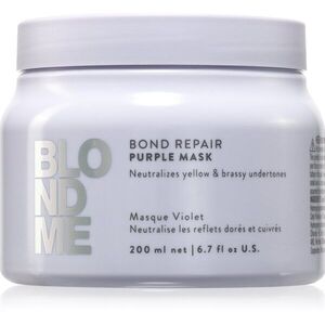 Schwarzkopf Professional Blondme Bond Repair Purple Mask maska na vlasy neutralizující žluté tóny 200 ml obraz