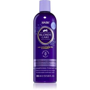 HASK Blonde Care Purple Shampoo kondicionér pro blond vlasy neutralizující žluté tóny 355 ml obraz