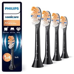 Philips Sonicare Premium All-in-One HX9094/88 náhradní hlavice pro zubní kartáček Black 4 ks obraz