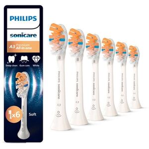 Philips Sonicare Premium All-in-One HX9096/87 náhradní hlavice pro zubní kartáček White 6 ks obraz