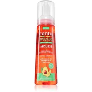 CANTU Avocado Styling Mousse stylingový gel pro vlnité a kudrnaté vlasy 248 ml obraz