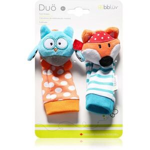 BBLÜV Düo chrastící ponožky Owl / Fox 2 ks obraz