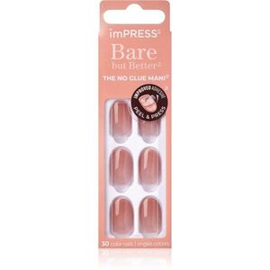 KISS imPRESS Bare but Better umělé nehty samolepicí Charmer 30 ks obraz