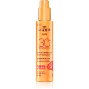 Nuxe Sun Delicious Solar Spray sprej na opalování na obličej a tělo SPF 30 150 ml obraz