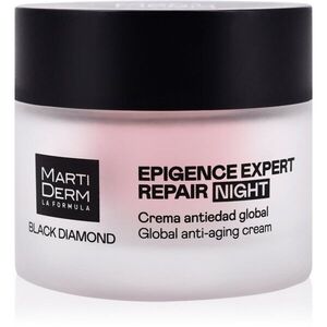 MartiDerm Black Diamond Epigence Expert Repair Night protivráskový noční krém plnitelný 50 ml obraz