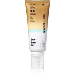 SeventyOne Dry Sun Oil SPF30 ochranný suchý olej na opalování na obličej, tělo a vlasy SPF 30 100 ml obraz
